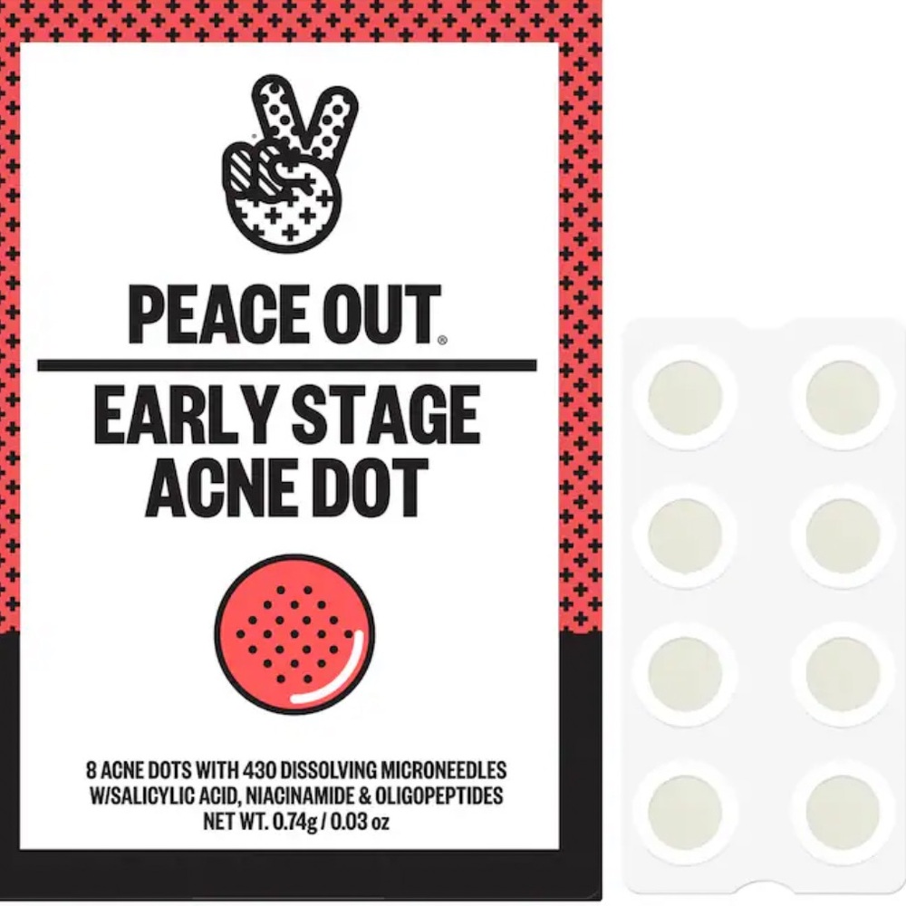 NEW Peace Out 
2% Salicylic Acid Early Stage Acne Dots